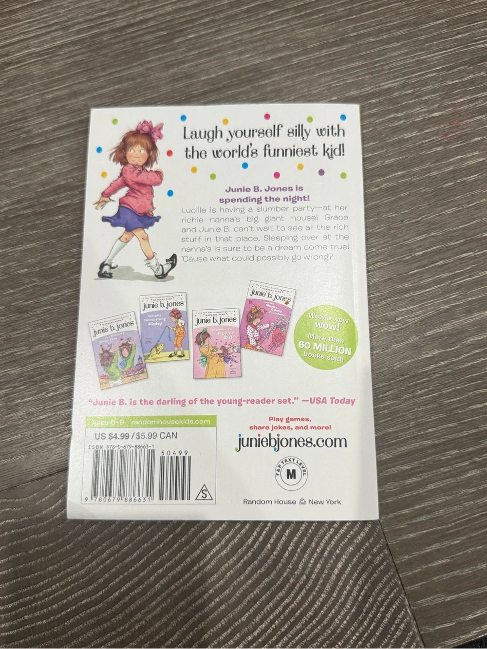 NWT Junie B. jones Is a Party Animal book